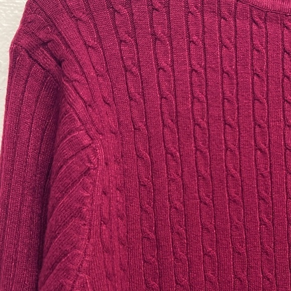 𝅺men’s Turtleneck Knit Cable Sweater (Unisex) Size S - Picture 5 of 5